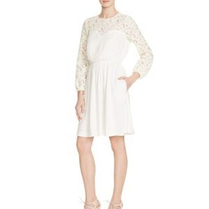 NWT Maje Raye Lace White Dress Size 2